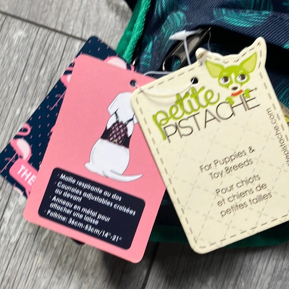 PETITE PISTACHE SMALL DOG BACKPACK HARNESS - Picture 6 of 10